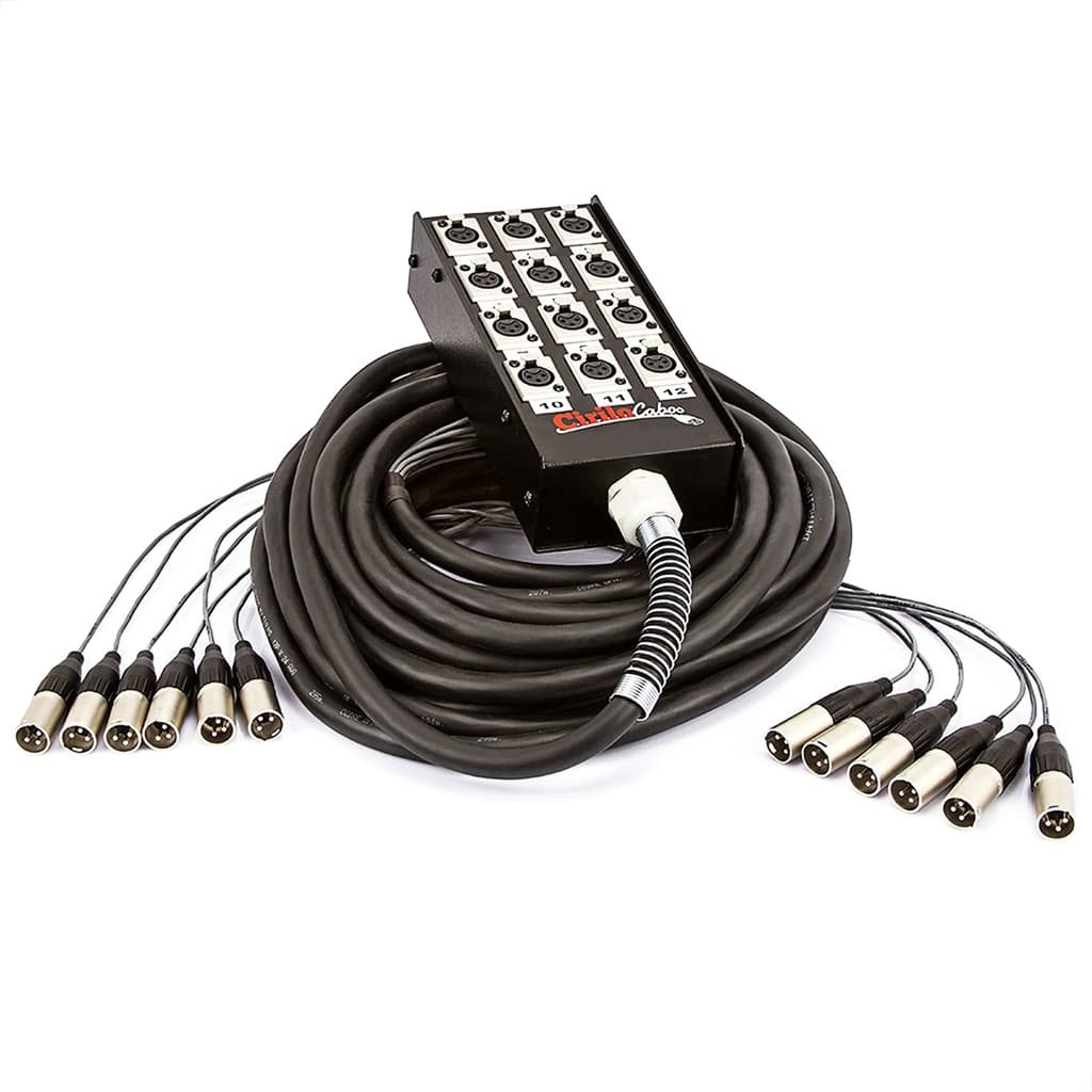 Medusa Para Mesa De Som 12 Vias C Conectores Cirilo Cabos 5m
