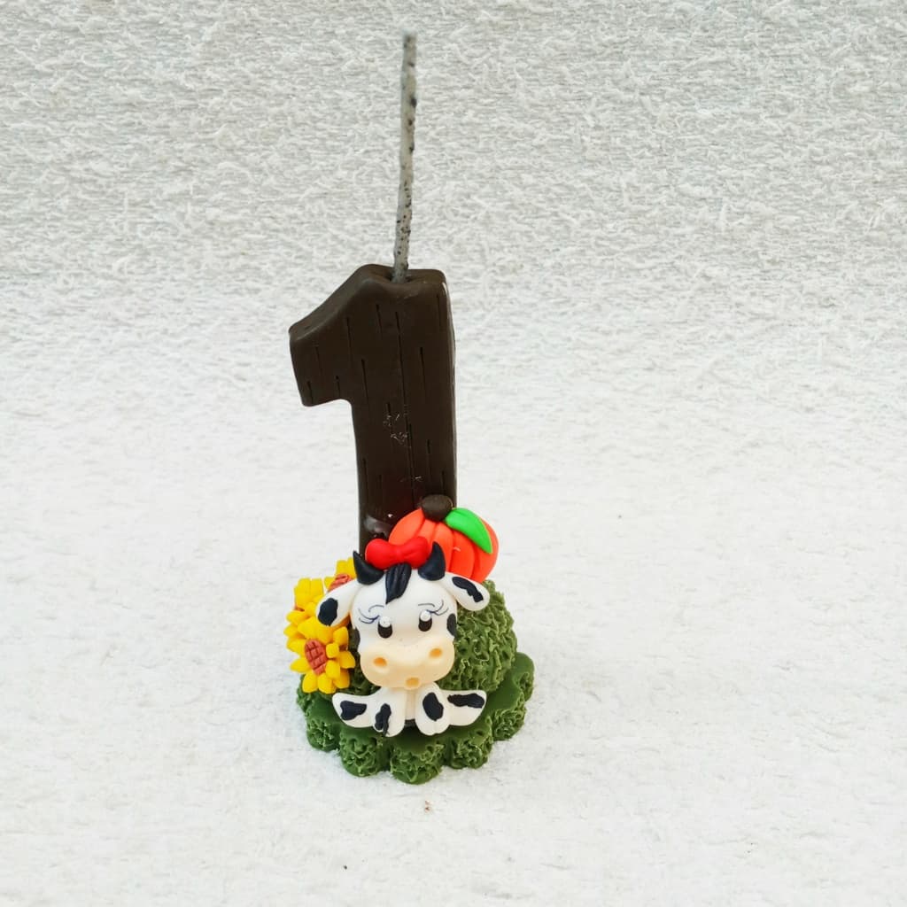 Vela da Fazendinha -vela fazendinha -vela de aniversário fazendinha -vela de biscuit fazendinha