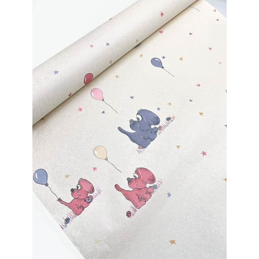 Papel de parede importado para quarto de bebe Oferta Relampago