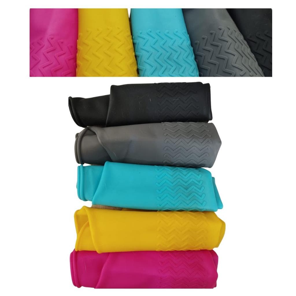 Kit 10 Capas de Tênis Reutilizável Silicone Impermeavel cores variadas