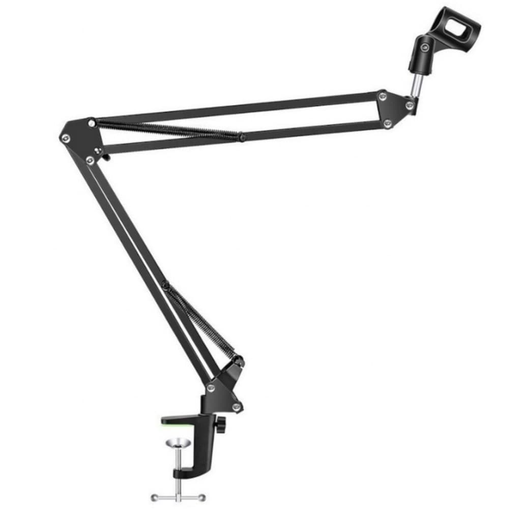 Braço Suporte Pedestal De Mesa Articulado Para Microfones