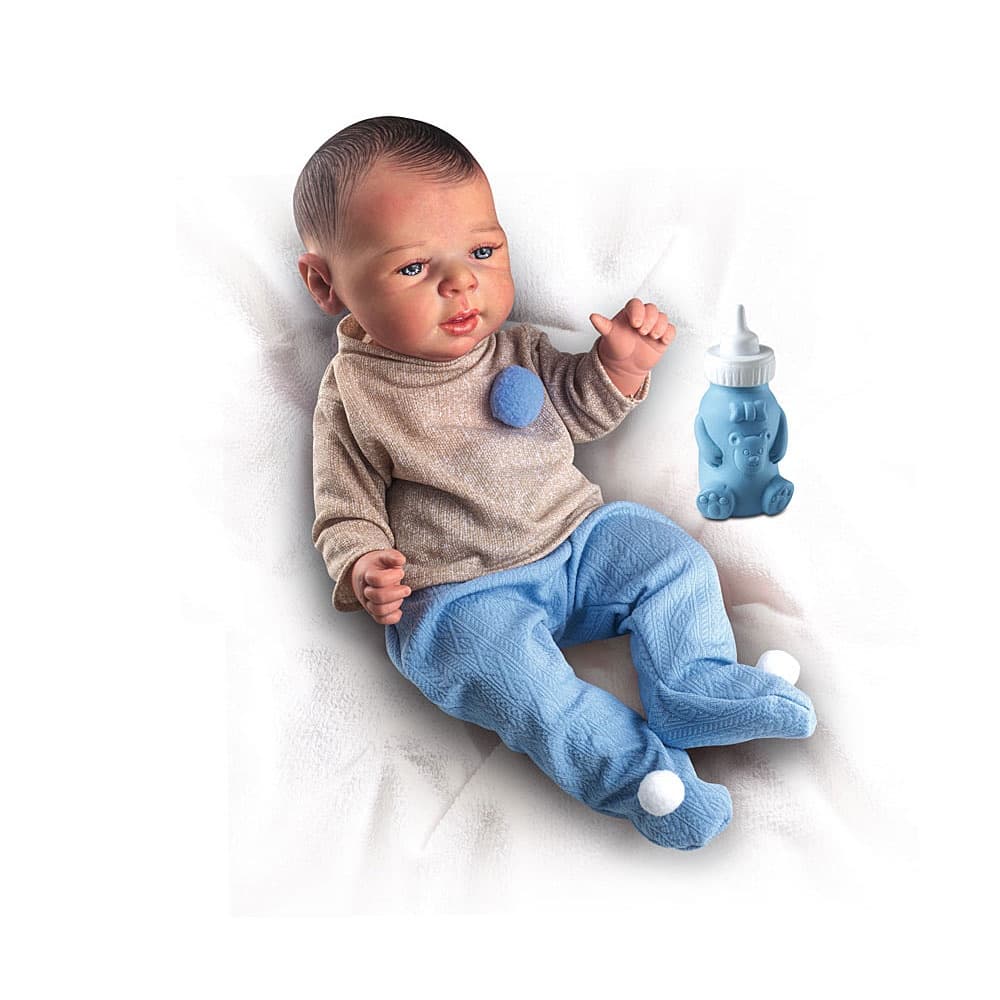 Boneco Bebê Premium Reborn By Milk Menino Milk Brinquedos