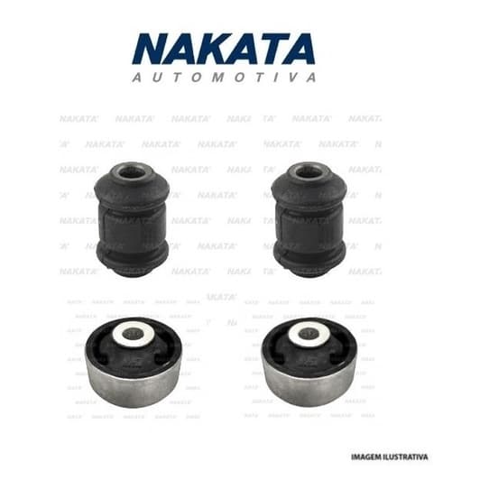 Kit 4 Buchas Bandeja Vw Gol Voyage G5 G6 2008/...nakata