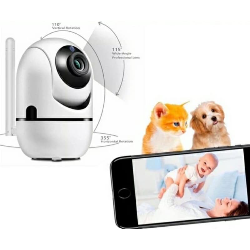 Câmera De Segurança Ip Externa Coberta Mini Camera
