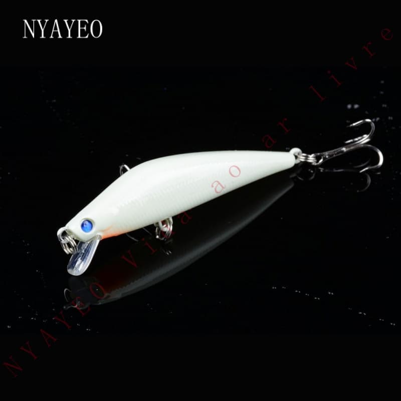NYAYEO 8 cm/Lágrima De Lápis 8g Isca De Pesca Luminosa Jerkbait Lago Marinho Falsa