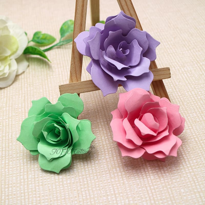 Novo Corte De Metal Espiral Flower Cortante Em Relevo Stencil Cartão De Boas Festas DIY Cortes Artesanais