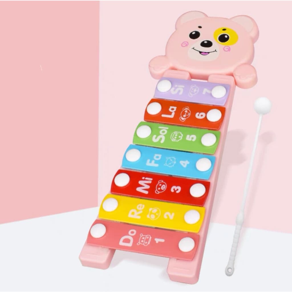 Xilofone Instrumento musical infantil montessori educativo brinquedos infantil