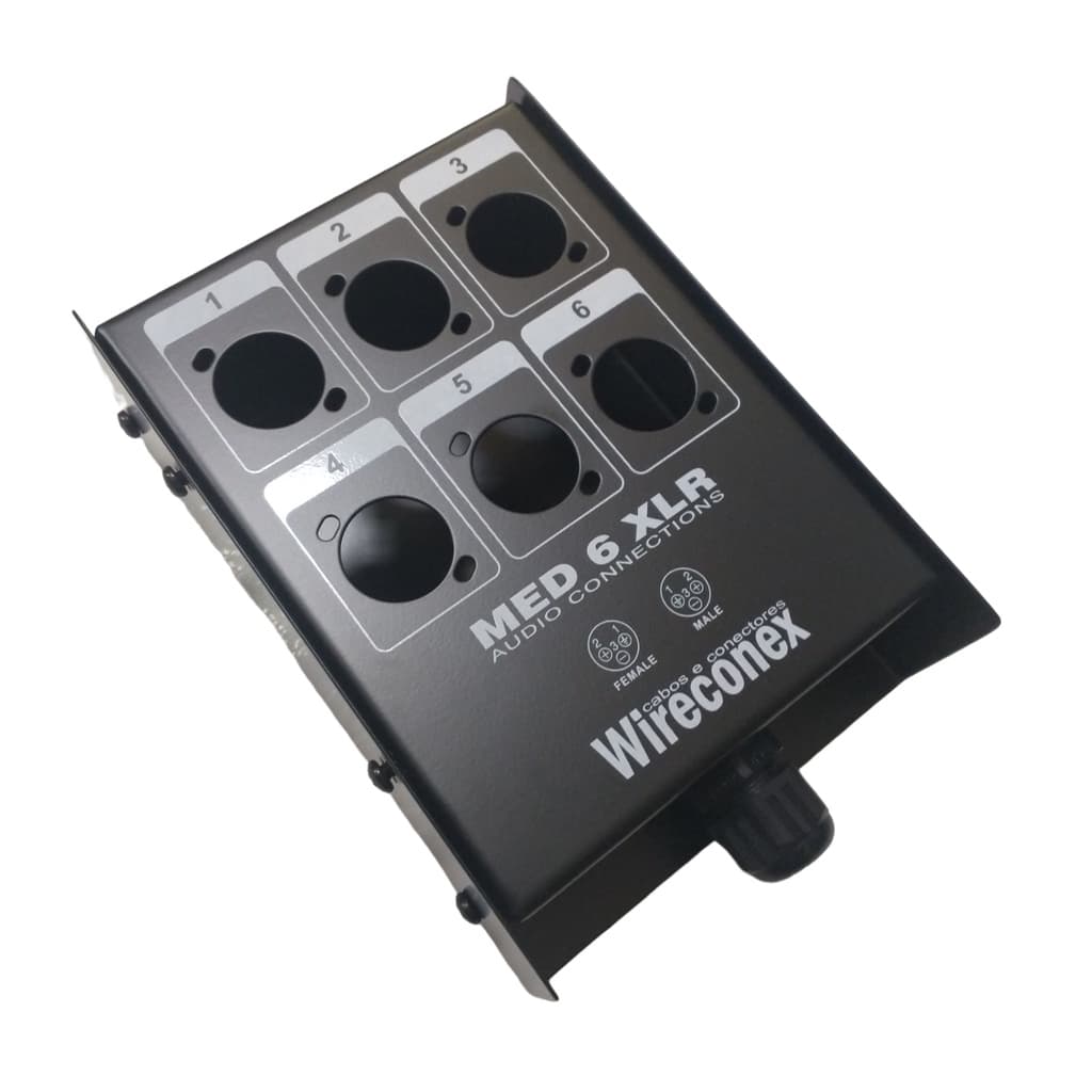 Medusa Para Multi Cabo 6 Vias Multicabo Wireconex - Loja