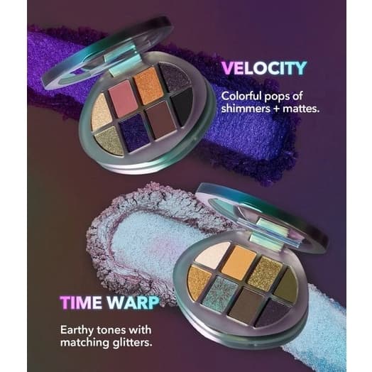 paletas de sombra SHEGLAM chroma zone - Paleta de sombras multicromático e iluminador chroma zone