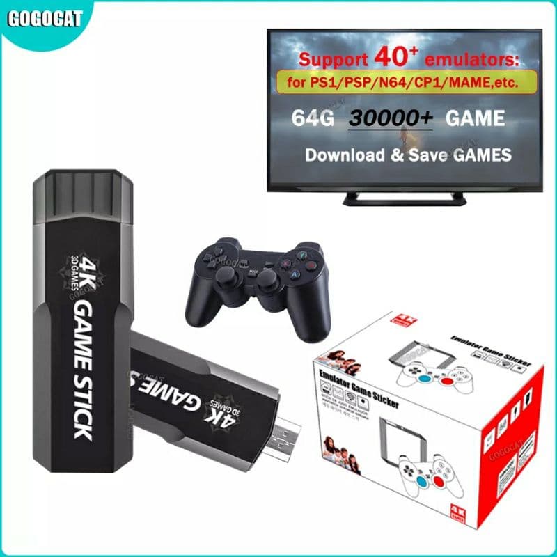 Videogame jogo retro vara 4k 30000 + jogos de vídeo nintendo 64/snes/n64/sega/ps1/psp/arcade