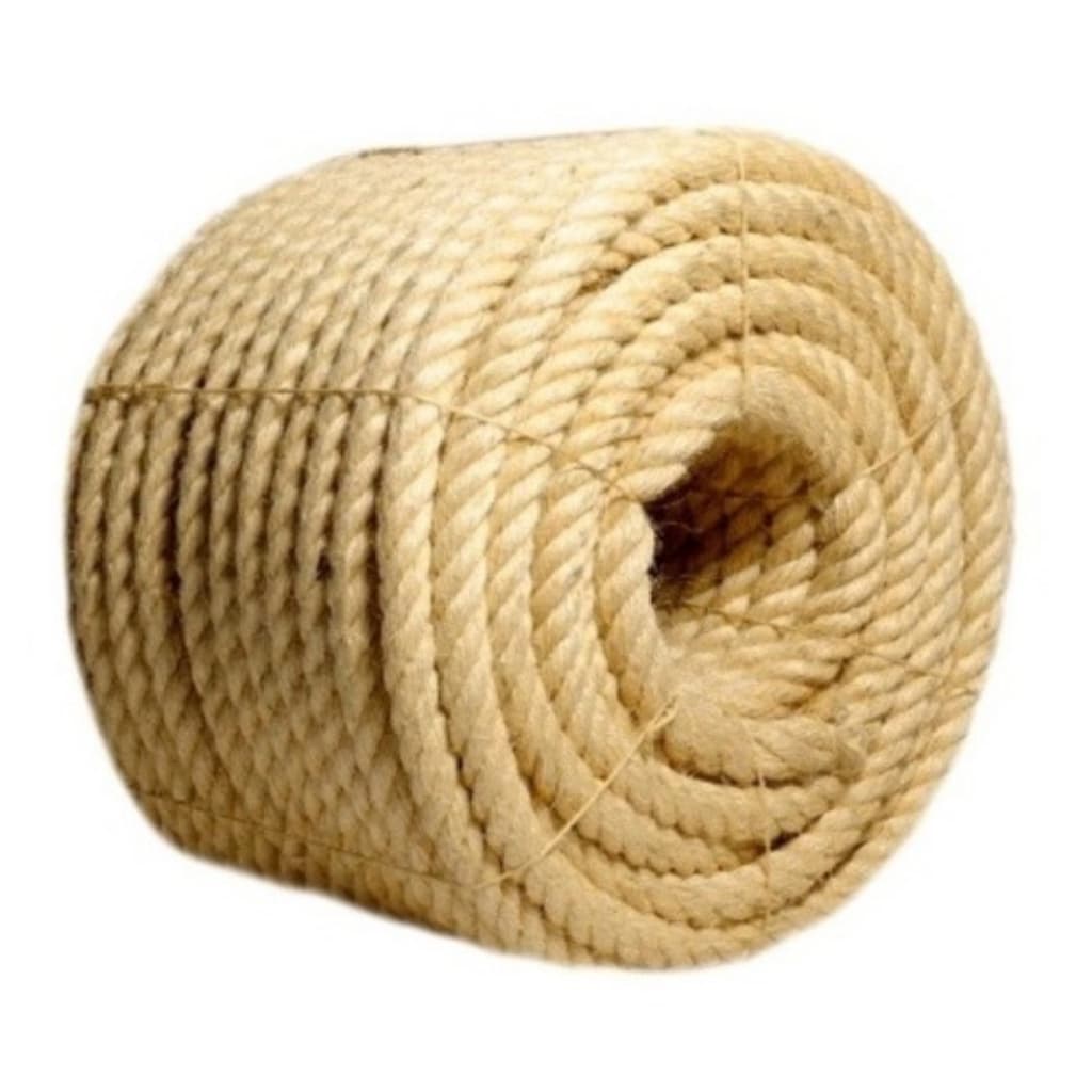 Corda de Sisal 32mm VENDA NO METRO Natural Decoração Artesanato