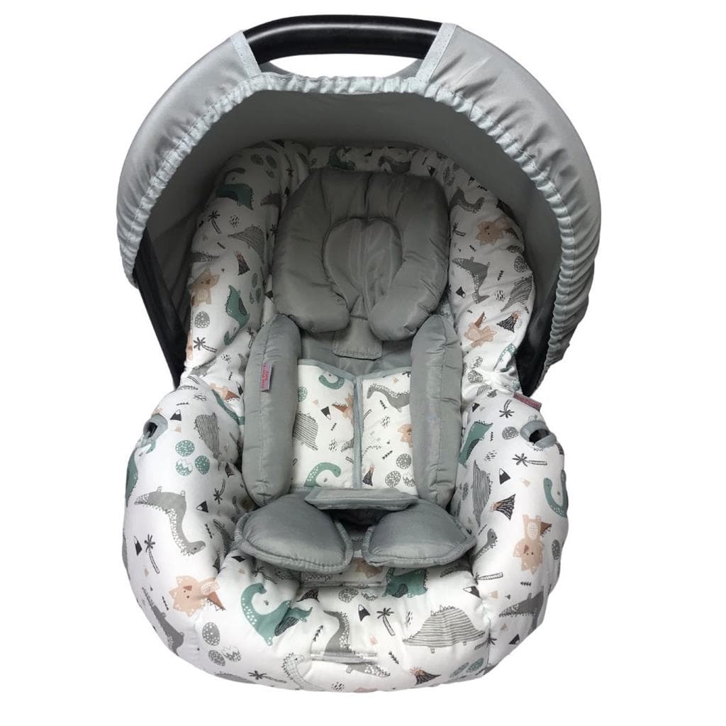 KIT CAPA DE BEBE CONFORTO E REDUTOR - DINO