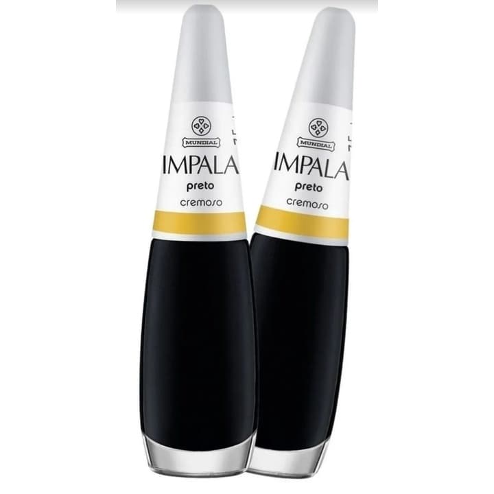 Kit Com Dois Esmaltes Preto Impala