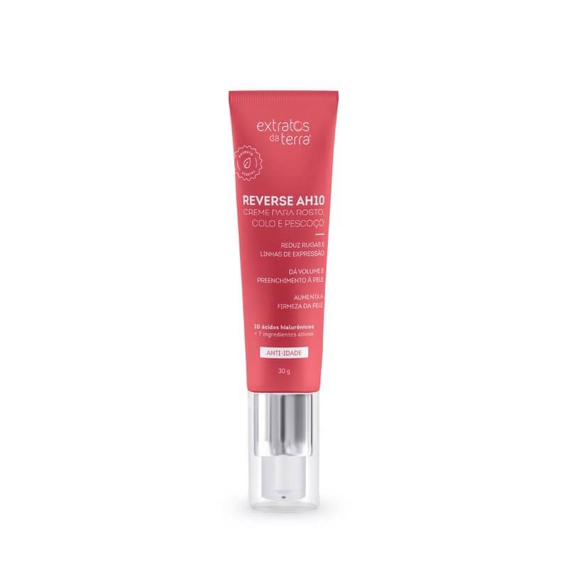 Reverse Ah 10 Creme Anti-idade Para Rosto, Colo E Pescoço extratos da terra