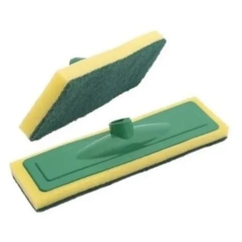 Kit 2 Esfregão Lava Piso Azulejo Esponja Limpeza Faxina Prático