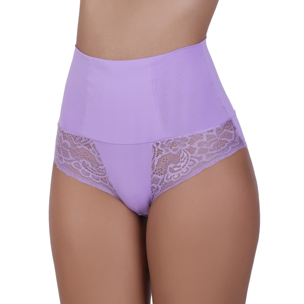 Kit 3 Calcinha Cinta Modeladora Cós Alto Compressão Pós Parto Fernanda