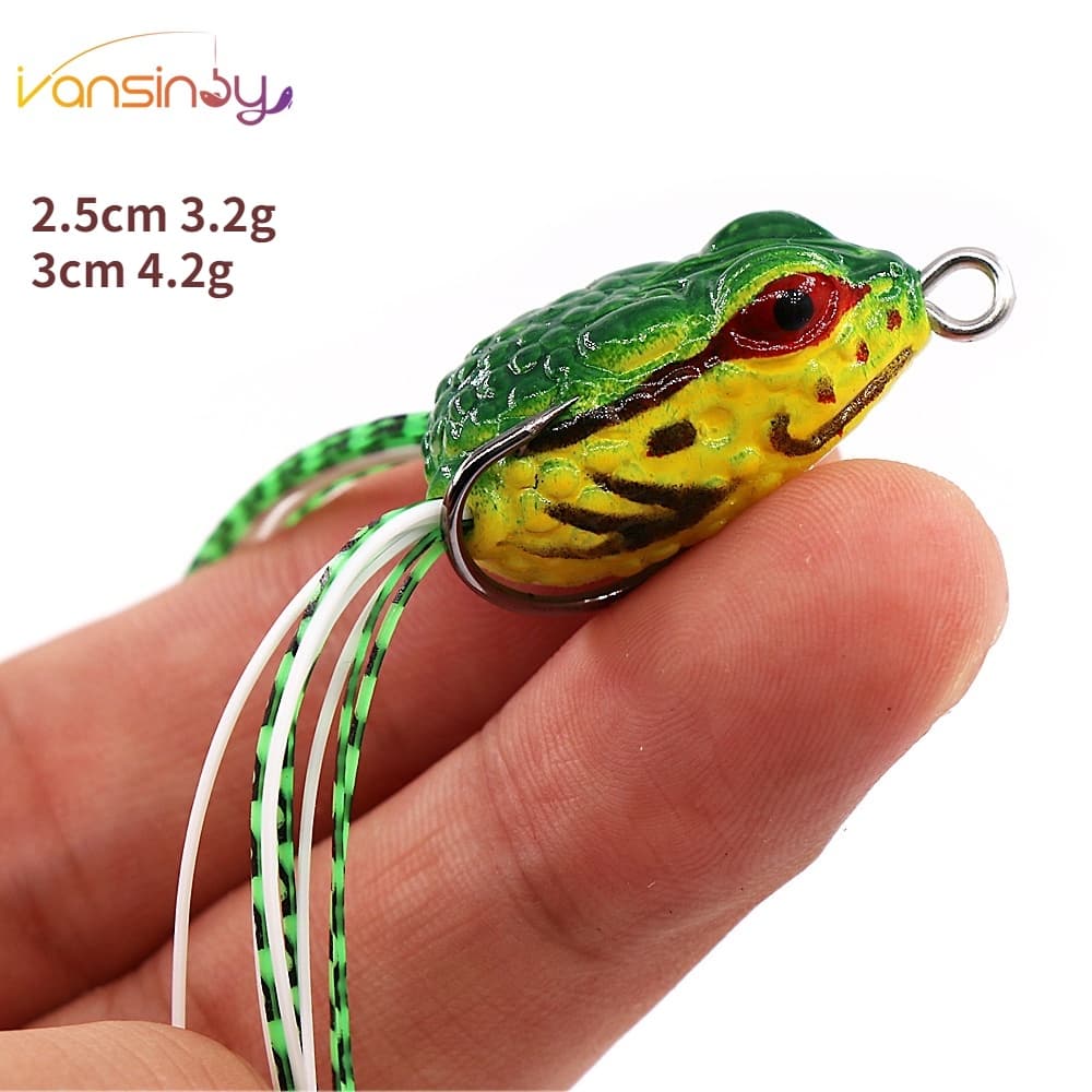 Iscas De Pesca Sapo Macia 2,5cm 3,2g/3cm 4.2g Nova Pesca Mini De Trovão