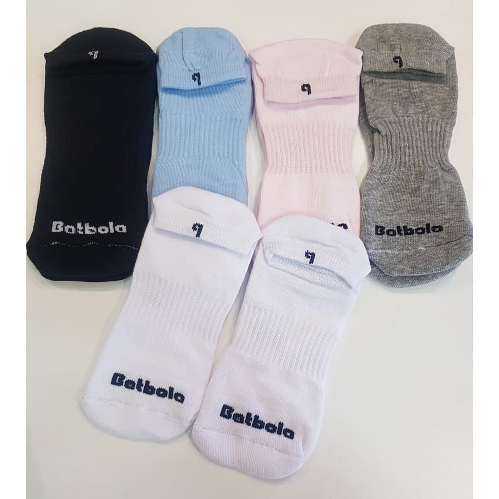 Kit C/ 5 Pares de Meia Cano Invisível Batbola Cores , Dia a Dia
