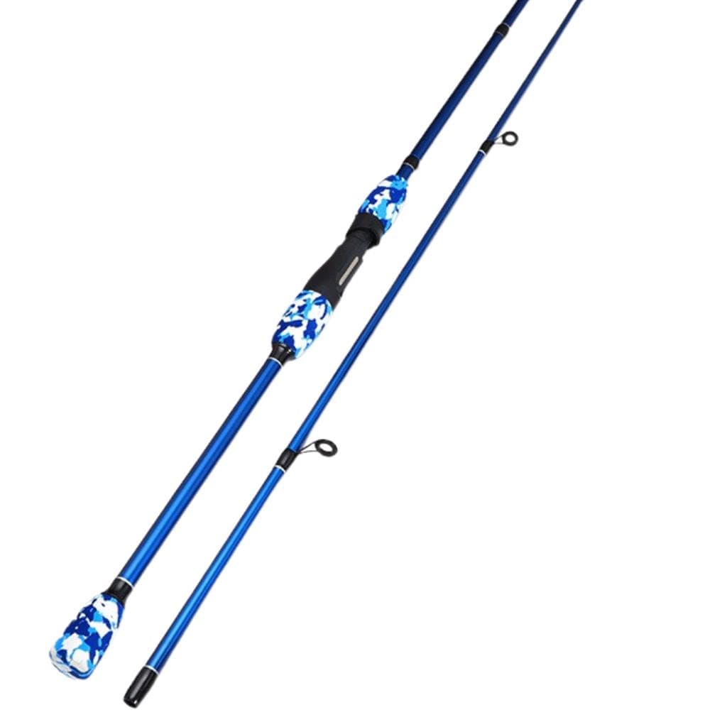Vara Pesca Carbono Cold Blood Para Molinete 1,80 Mt 25 Lbs 2 Pt Azul