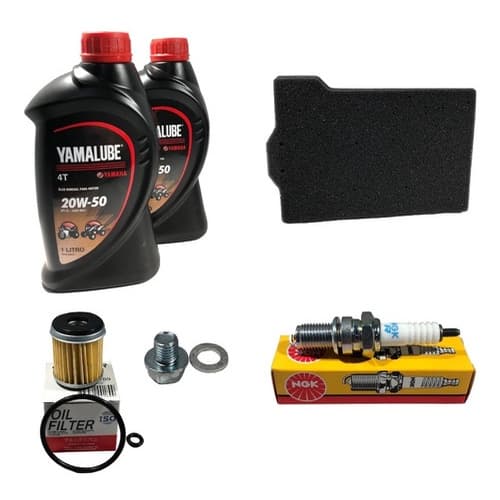 KIT Revisão Lander 250 até 2015 Oleo / Vela /Filtro Ar /Filtro Oleo /Bujão Oleo