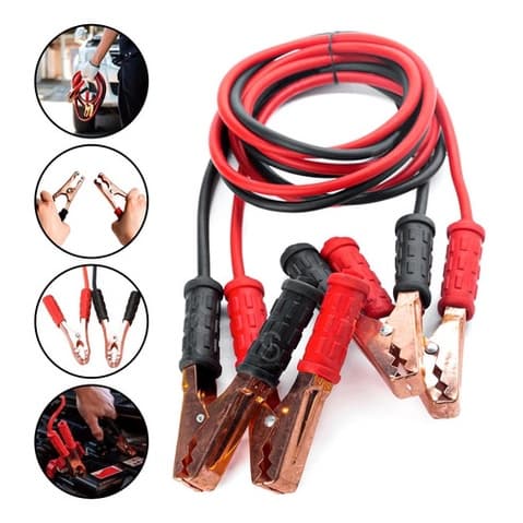 Cabo Transferência Chupeta Carga De Bateria Automotiva 2,5 M 200Amp Universal