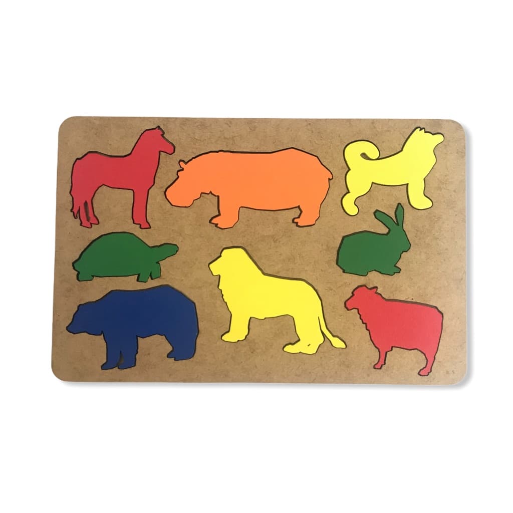 CDA Jogo Educativo Animal Criança Aprendizado Infantil Brinquedos Encaixe Inteligência