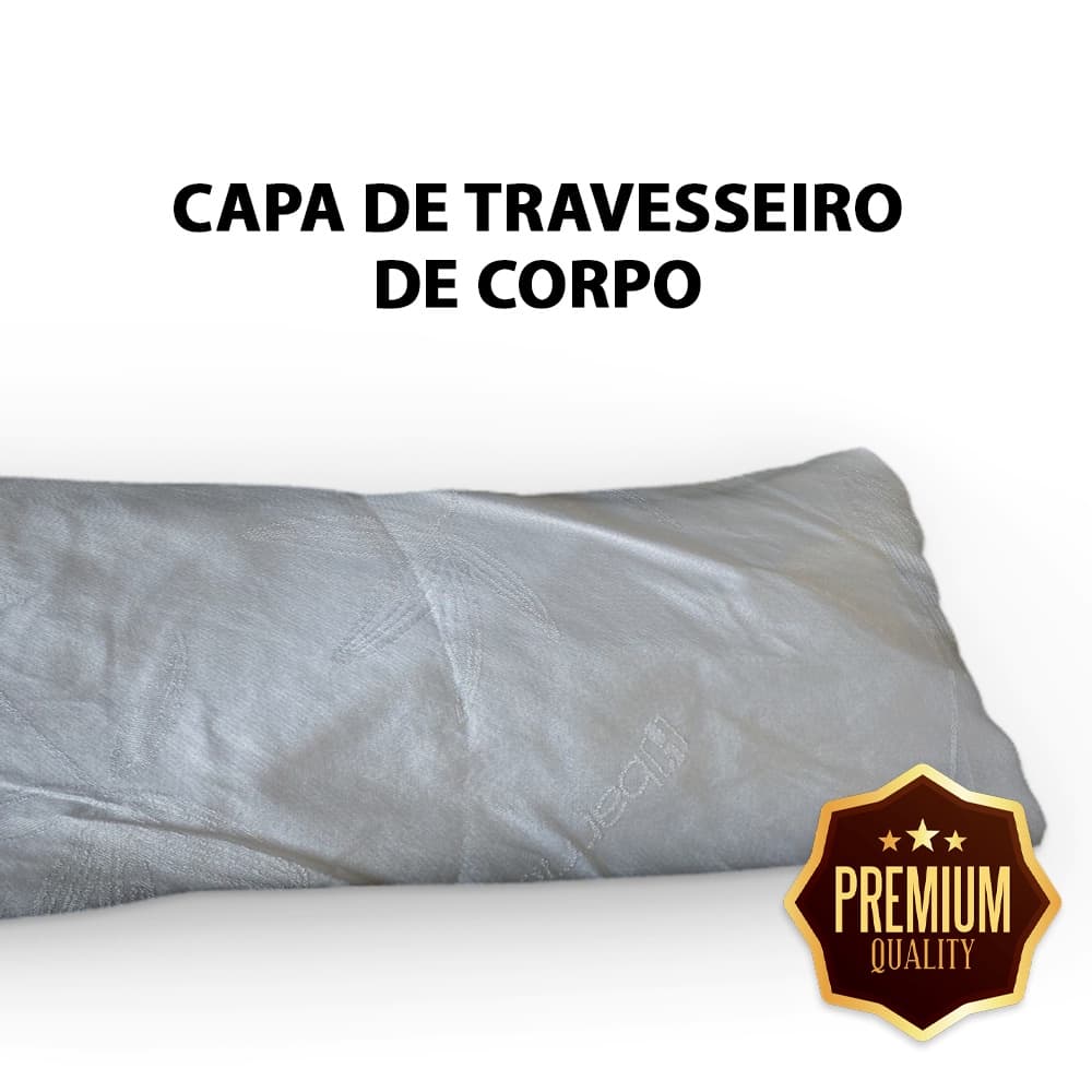 Fronha Capa De Travesseiro De Corpo Xuxão 1,35m x 0,40cm 100% poliéster Com Ziper