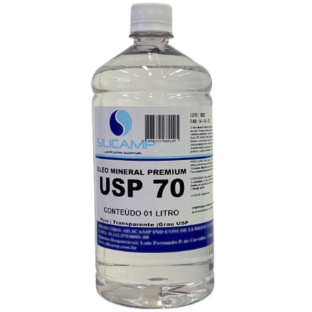 Oleo Mineral Grau Usp para Selar e hidratar Tabua De corte Carne Churrasco 1 Litro