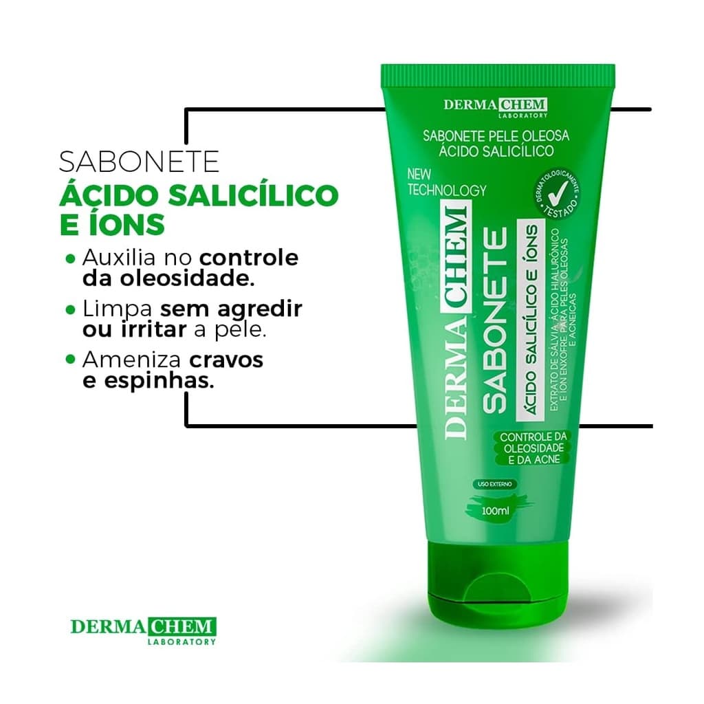 Dermachem Sabonete P/ Pele Oleosa Acido Salicilico P