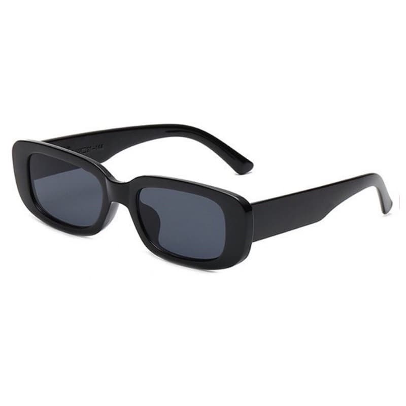 Óculos de Sol Retro Vintage Retangular Hype Rap Blogueira Tik Tok