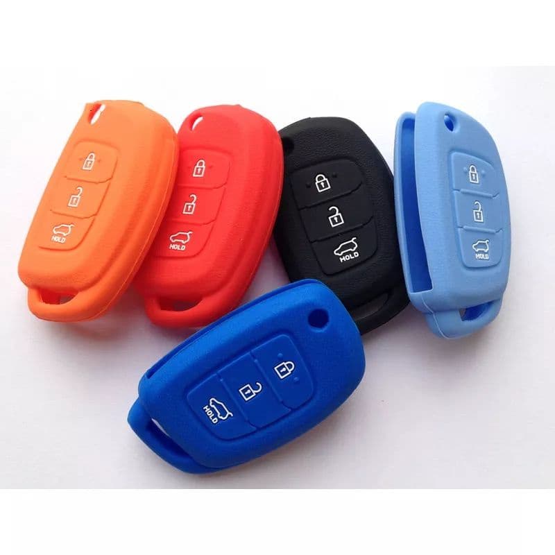Capa Silicone Chave Canivete Hyundai HB20 2012 a 2015