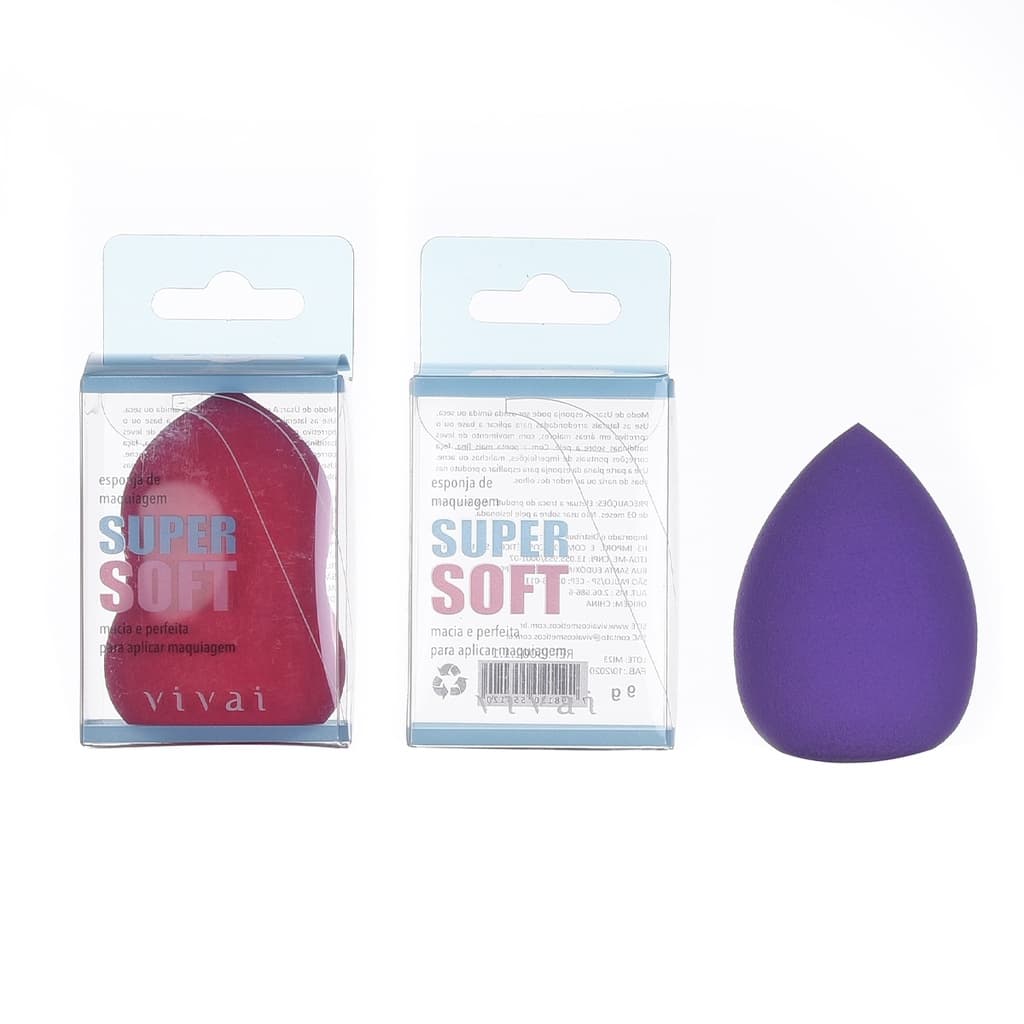 Esponja de maquiagem Super Soft Vivai 5001.1.1