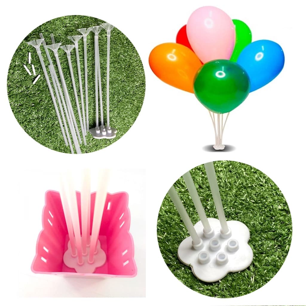 Suporte para Balão pequeno com dupla face Suporte para Bubble 63 cm Suporte para Balão de mesa