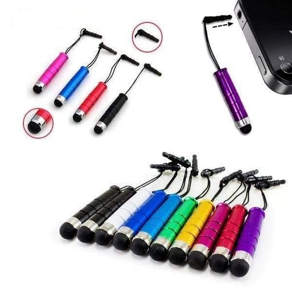 Kit 5 Mini Canetas Stylus Touch Screen Tablet iPhone Kindle Pronta Entrega