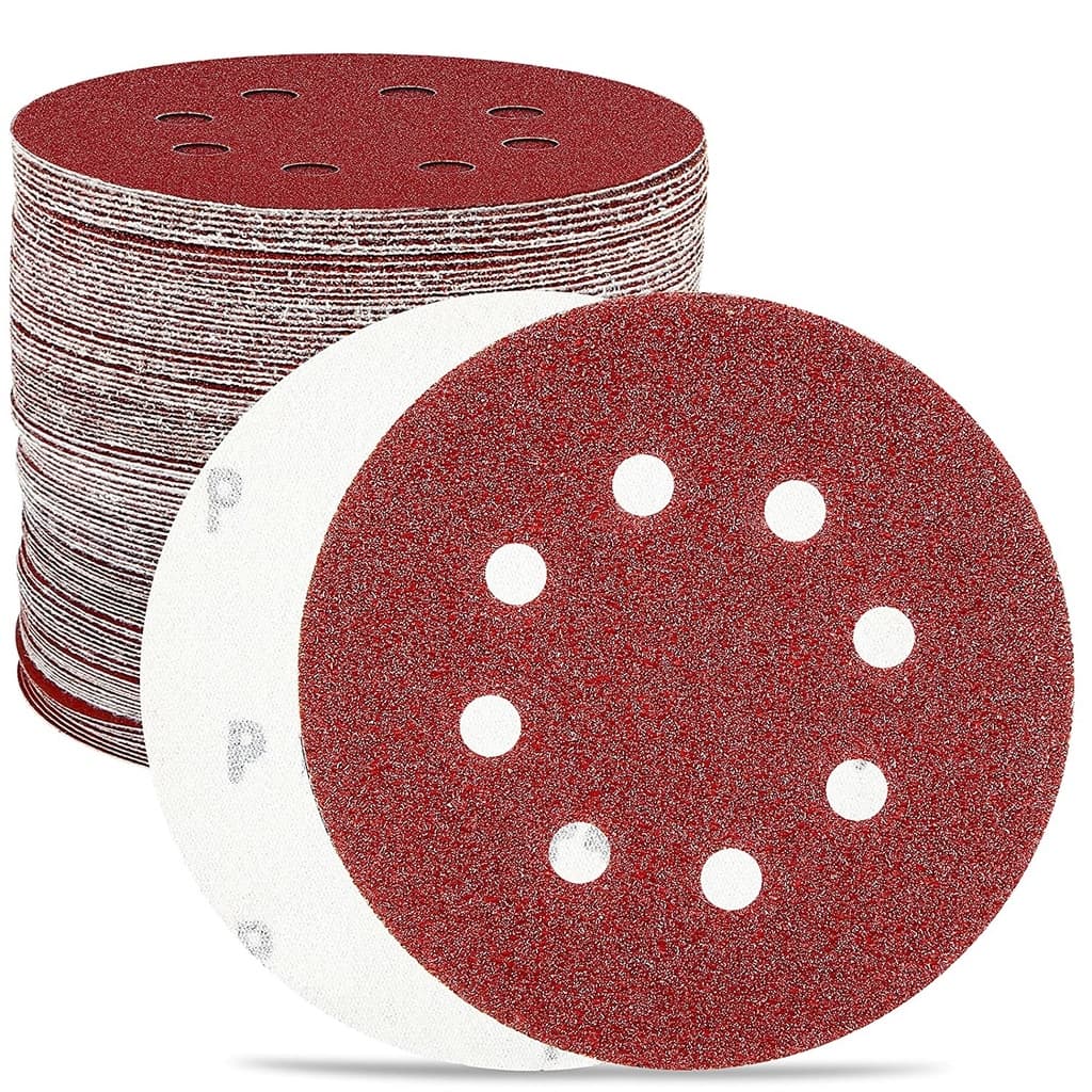 50 X Lixas Disco Grão 7 Polegadas 180mm 8 Furos Lixadeira Politriz KaQi