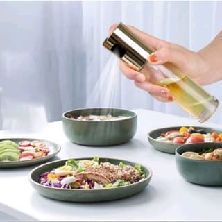 Spray de azeite pulverizador para óleos e temperos dourado/prata/rosé
