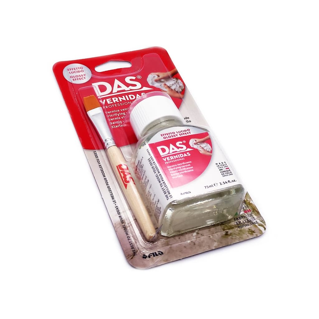 Verniz Vitrificante Artesanato Das 75ml + Pincel