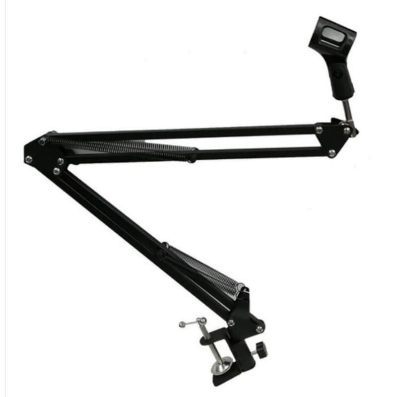 Braço Suporte Pedestal De Mesa Articulado Para Microfones
