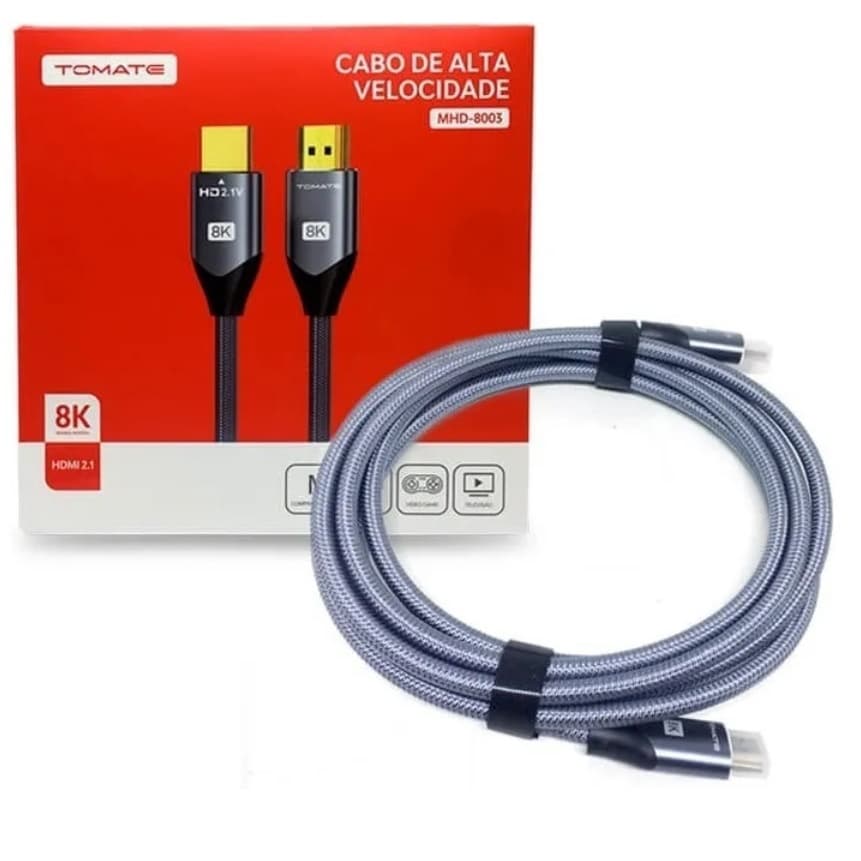 Cabo Hdmi 8K 60Hz 2.1V Full Ultra Hd Dolby TrueHD, DTS-HD 1.5 Mts