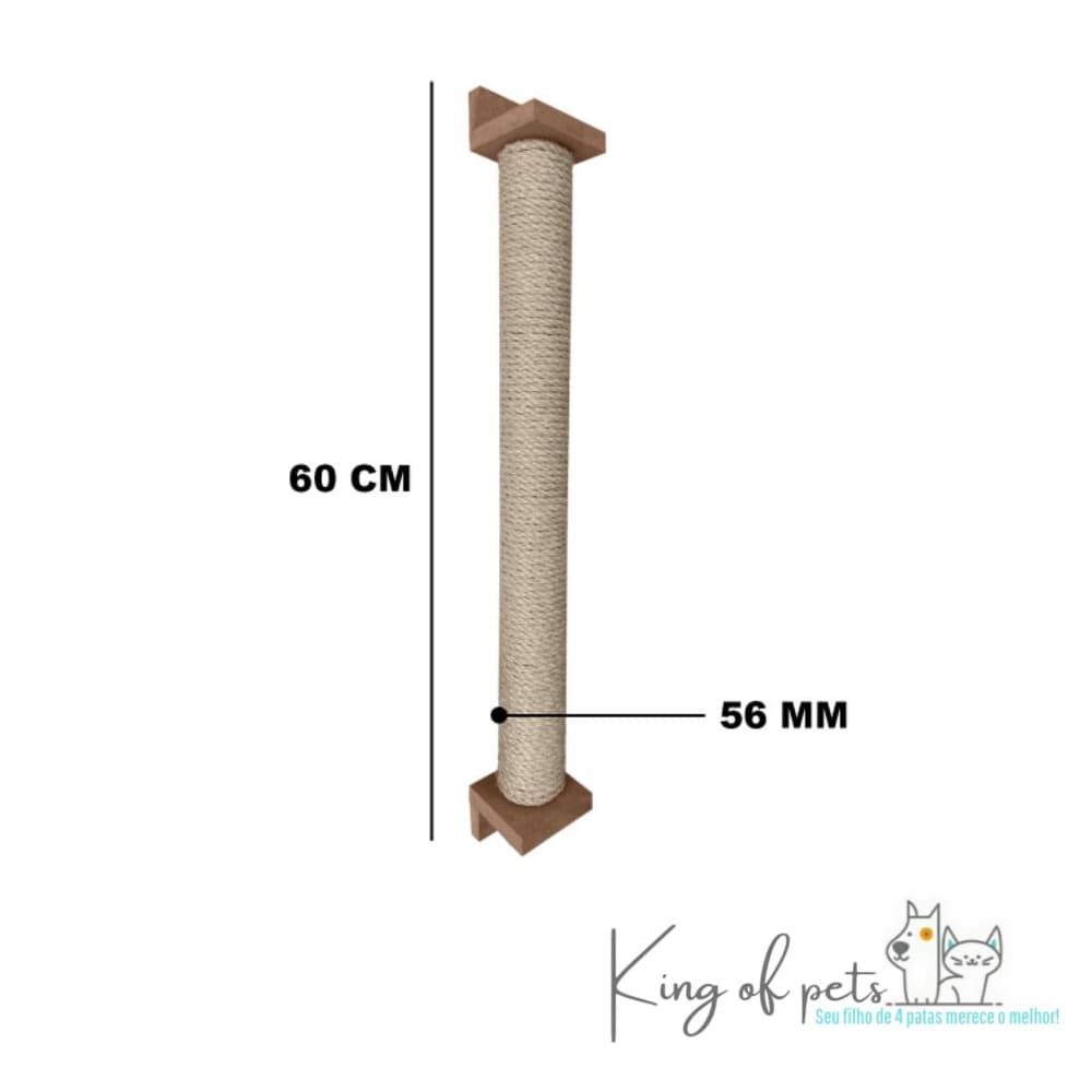 Arranhador para Gatos Torre de Parede 60 Cm