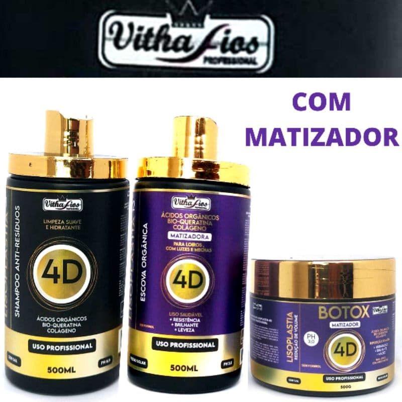 Kit Progressiva Orgânica de Argan Matizadora + Redutor de volume capilar Orgânico Argan Matizador