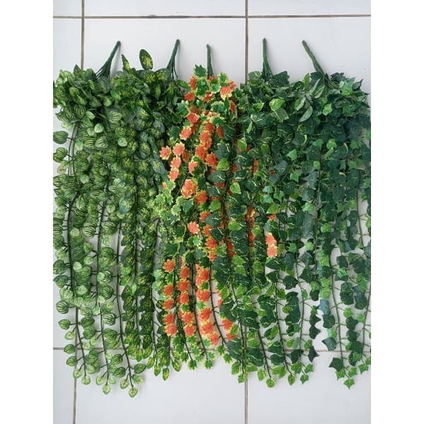 Planta Folhas Artificial Folhagem P/parede e Decoração