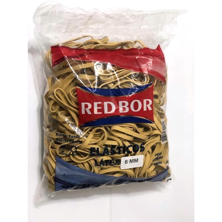 Elástico 6mm borrachinha 1 kg Atilho liguinha liga borracha de Espessura - 300 Und. Marrom amarrar peixes ornamentais