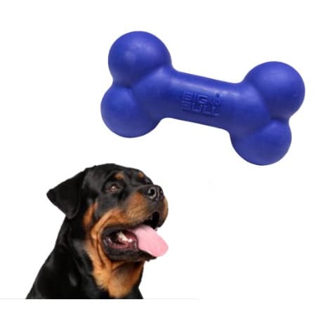 Brinquedo Para Cachorro Osso Pet Interativo Ossinho Maciço Porte Grande Big Bull Pet