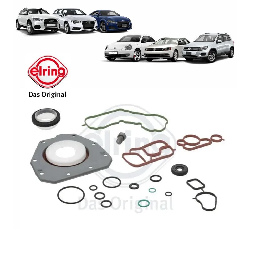 Jogo Juntas Motor Parte Inferior com Retentores Audi/Vw A3/A4/A8/TT/Q3/Q5/Eos/Jetta/Novo Fusca/Tiguan/Passat 2.0 16V Tsi/Tfsi 2008 a 2013 903201/SKU1455