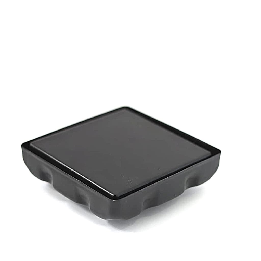 Ralo oculto preto metal  10x10 para pisos porcelanatos banheiros e quintal