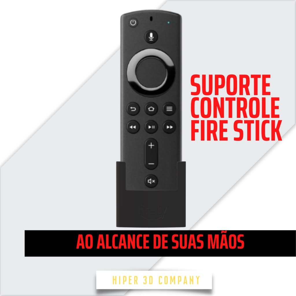 Suporte Para Controle Remoto Fire Tv Stick Amazon De Parede
