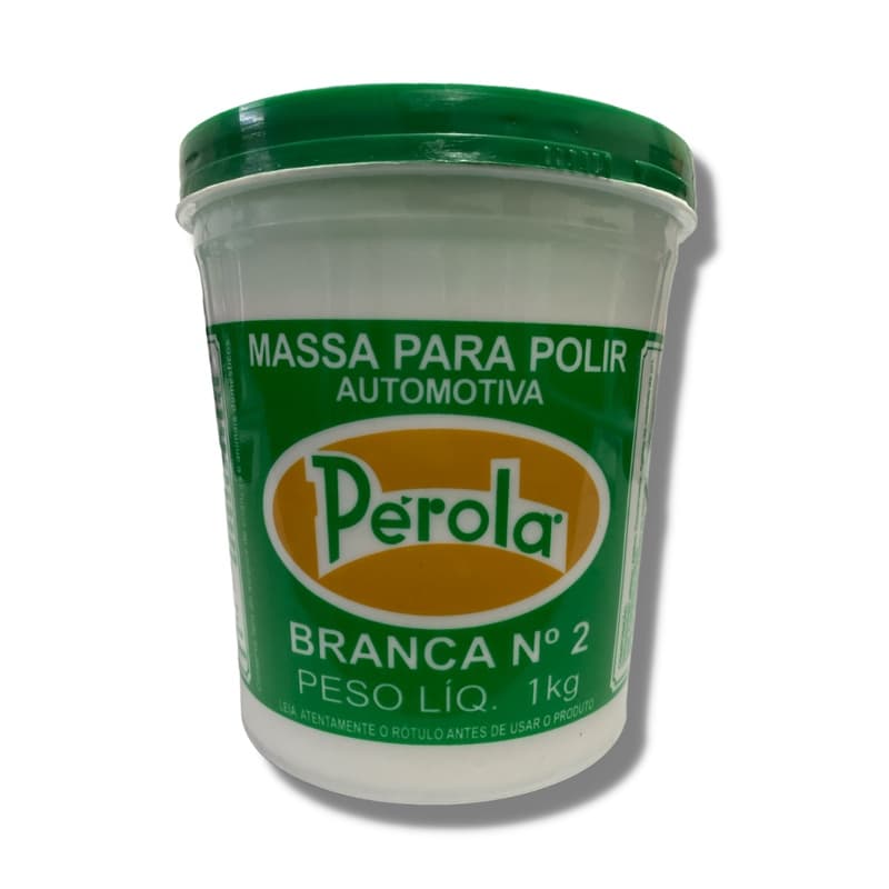 Massa Polir Perola Branca Extra Fina Nº2 1kg 040501