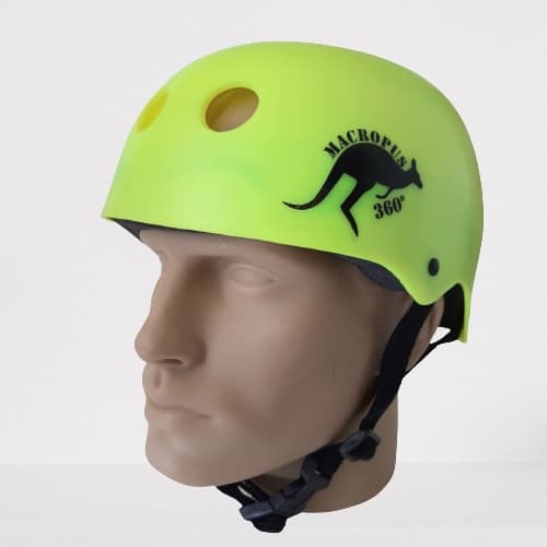 Capacete Personalizado Amarelo Fluorescente Para Bike Skate Patins Patinete -  Macropus 360 Original