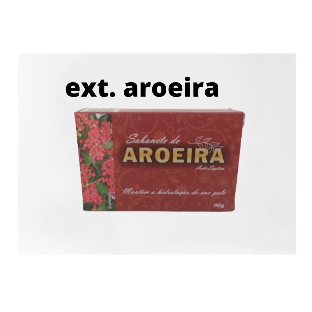 Sabonete Bionature, aroeira 90g aroeira impurezas da pele, espuma facial(mascara)